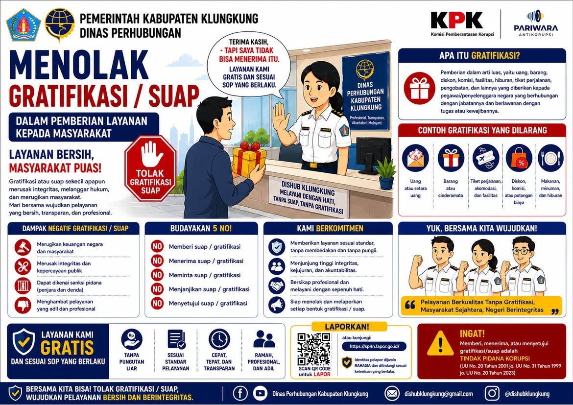 Melayani dengan Integritas, Bekerja Tanpa Gratifikasi