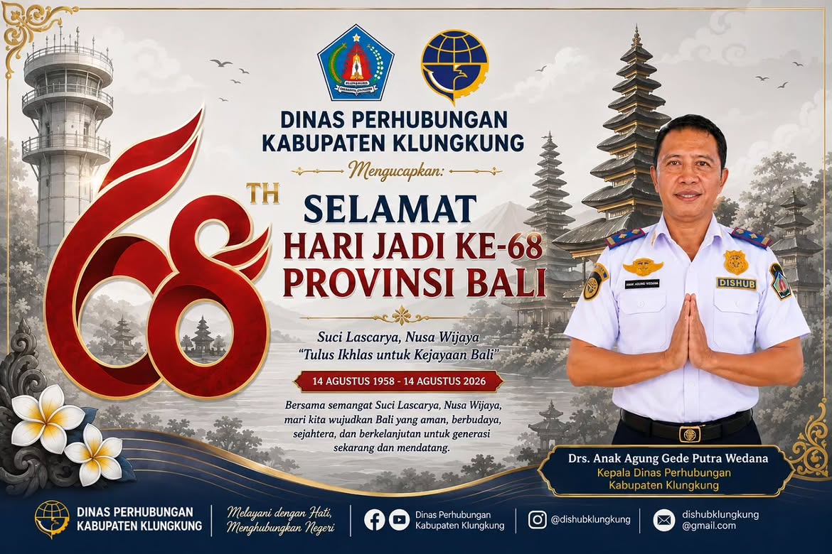 SELAMAT HARI JADI KE-68 PROVINSI BALI